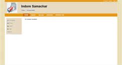 Desktop Screenshot of indoresamachar.net