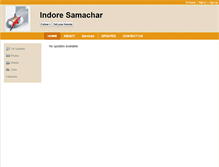 Tablet Screenshot of indoresamachar.net